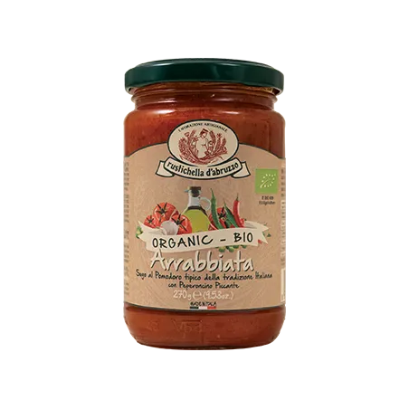 Sugo Arrabbiata Biologico "Rustichella d'Abruzzo" 270 gr