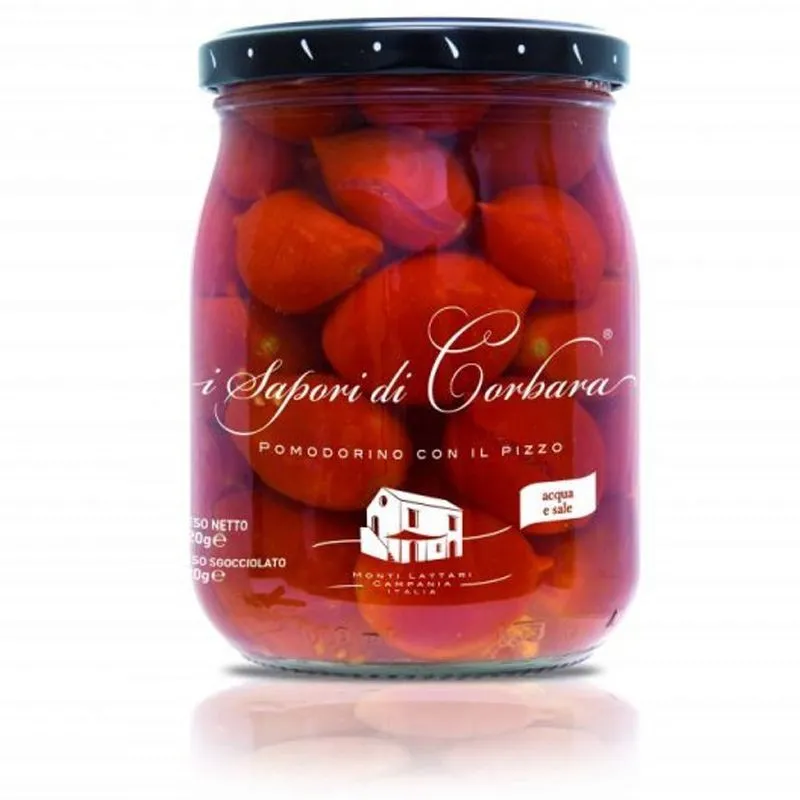 Pomodorini di Corbara in Acqua e Sale 12 x 520gr