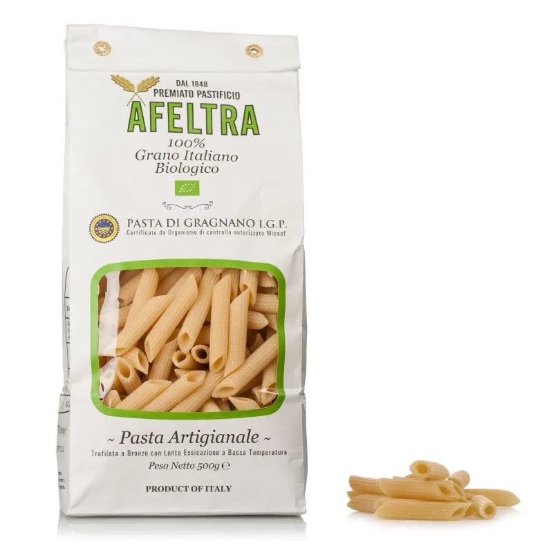 Penna Rigata Bio 100 % Grano Italiano "Afeltra" 12 x 500 gr