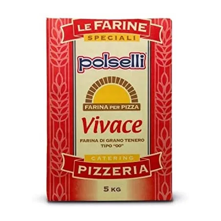 Farina Pizza Vivace "Polselli" 5 kg