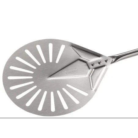 Palettino Pizza Inox Forato 23 cm I-23F