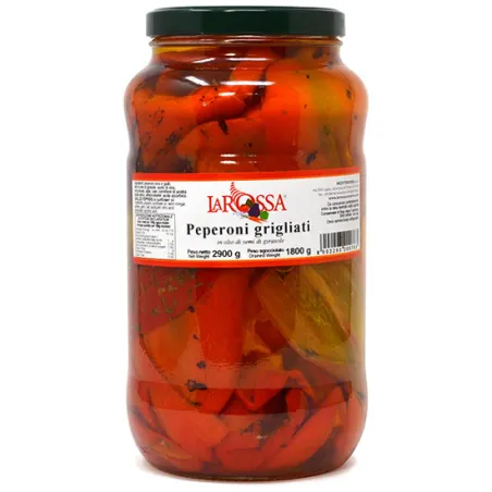 Peperoni Grigliati in Olio "La Rossa" 2.9 kg