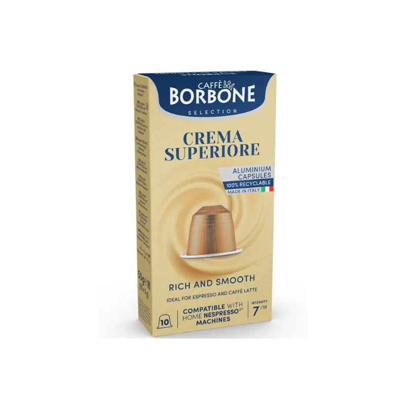 Caffè Borbone Capsule Nespresso Oro Crema Superiore 10 x 10