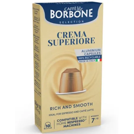 Caffè Borbone Capsule Nespresso Oro Crema Superiore 10 x 10