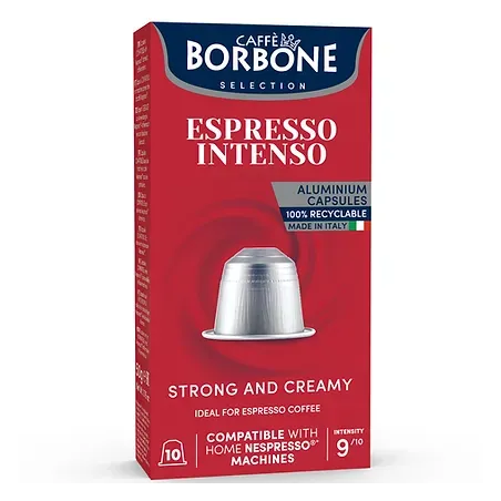 Caffè Borbone Capsule Nespresso Rosso Intenso 10 x 10