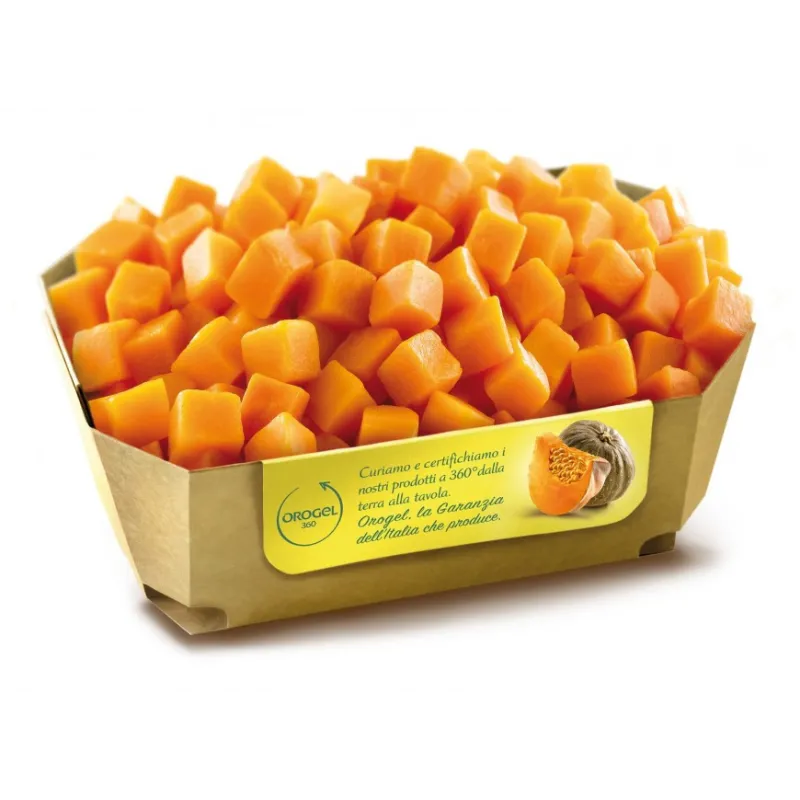 Zucca a cubetti grigliata "Orogel" 1 kg