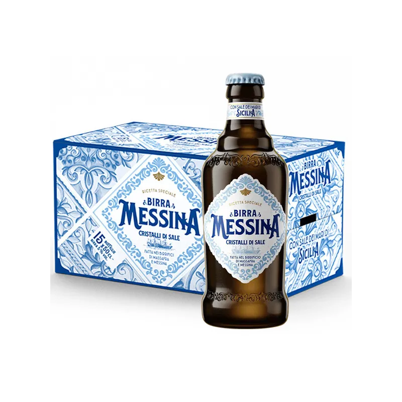 Birra Messina Con Cristalli Di Sale 24 x 33 cl