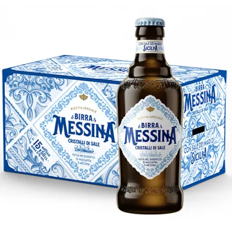 Birra Messina Con Cristalli Di Sale 24 x 33 cl