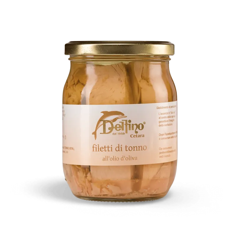 Filetti di Tonno in olio d'oliva 540 ml