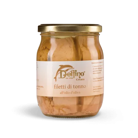 Filetti di Tonno in olio d'oliva 540 ml