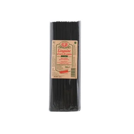 Linguine al nero di seppia 500gr 'Rustichella d'Abruzzo'