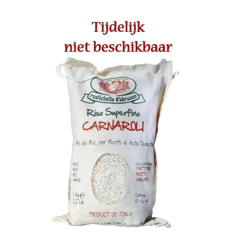 Riso carnaroli sacco juta "Rustichella d'Abruzzo" 1kg