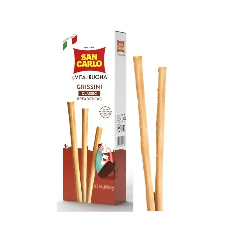 Grissini Classici 12 x 125gr 'San Carlo'