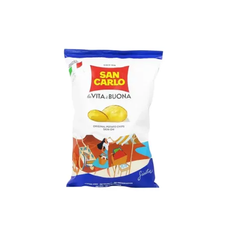 Chips met Schil 20 x 100gr 'San Carlo'