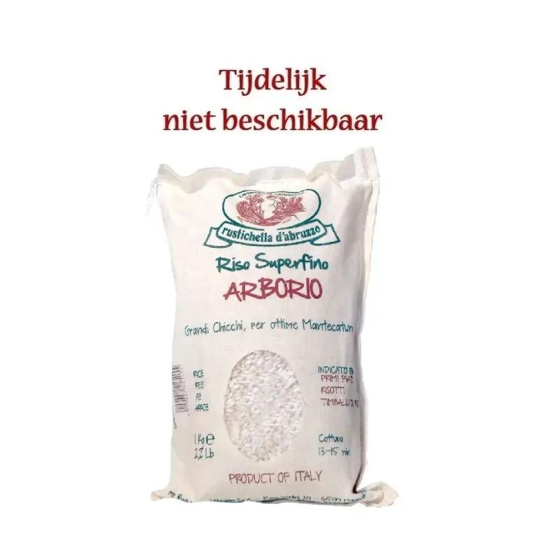 Riso Arborio sacco juta "Rustichella d'Abruzzo" 1kg