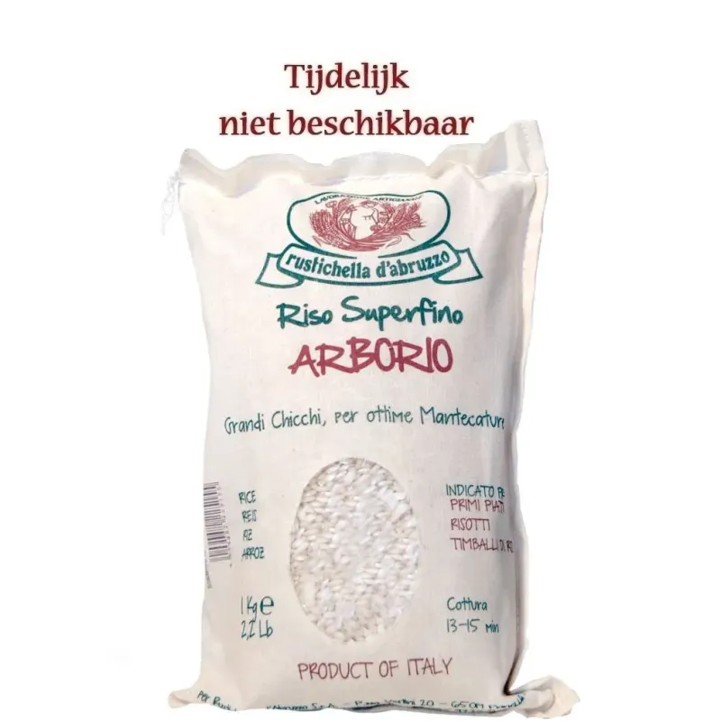 Riso Arborio sacco juta "Rustichella d'Abruzzo" 1kg
