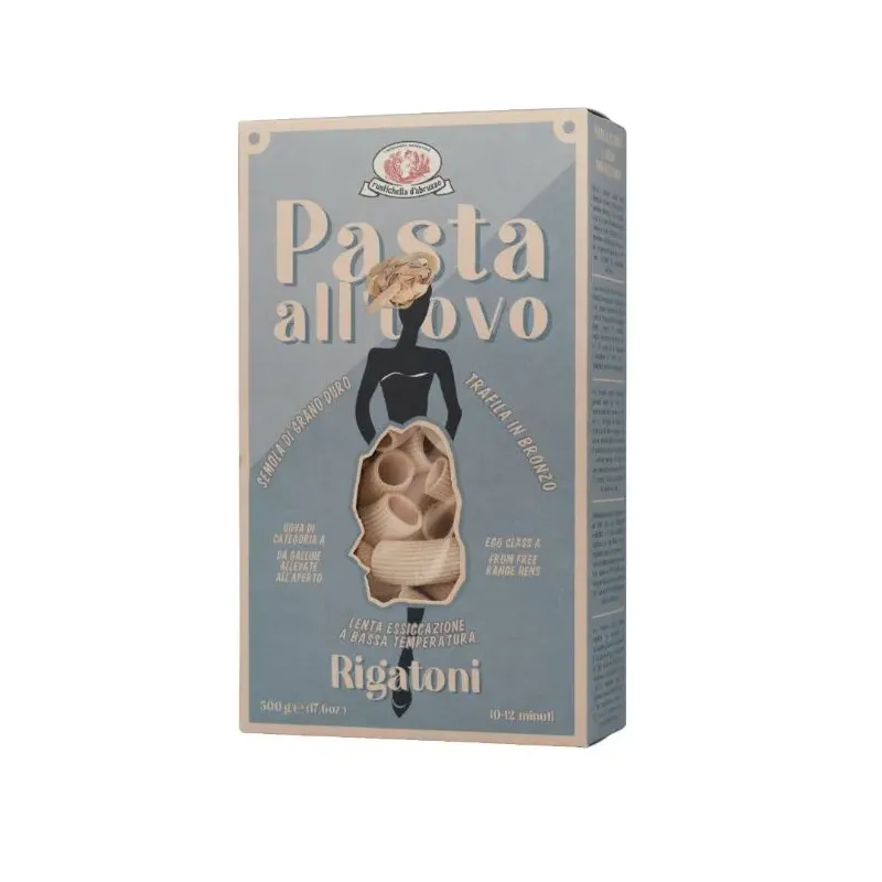 Rigatoni all'uovo 12x500g Limited Edition Rustichella
