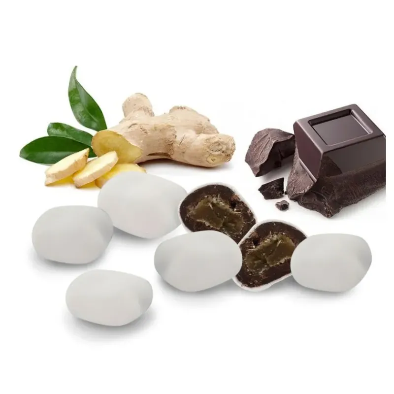 Zenzero e Cioccolato Confettato 1 Kg / Gekonfijte Gember en Chocolade