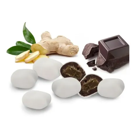 Zenzero e Cioccolato Confettato 1 Kg / Gekonfijte Gember en Chocolade