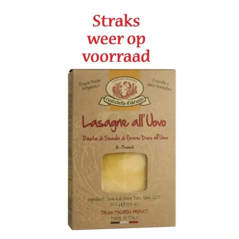 Lasagne all' uovo "Rustichella d'Abruzzo" 250 gr
