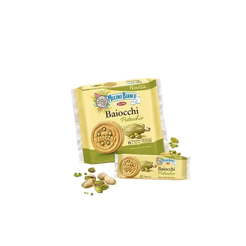 Biscotti Mulino Bianco Baiocchi Pistacchio 9 x 168 gr