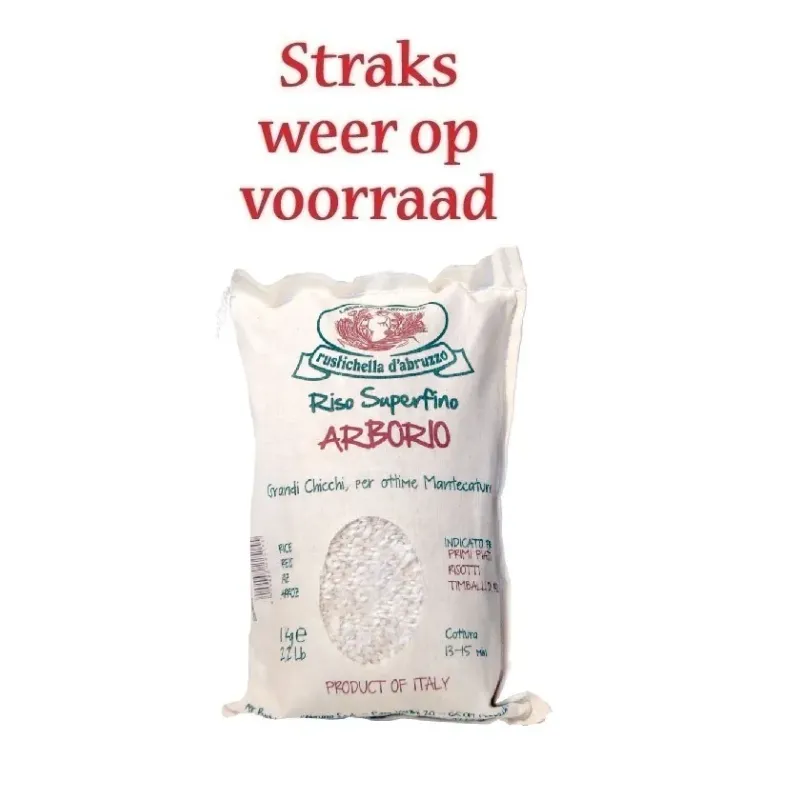 Riso Arborio sacco juta "Rustichella d'Abruzzo" 1kg