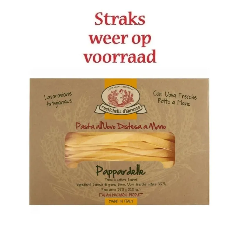 Pappardelle all'uovo "Rustichella d'Abruzzo" 250gr