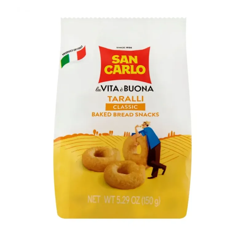 Taralli al Naturale 16 x 150gr 'San Carlo'