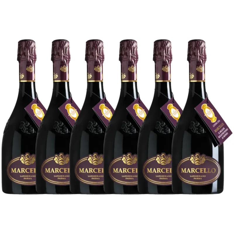 Marcello Lambrusco Dell'Emilia Spumante Rosso 6 x 0,75 lt