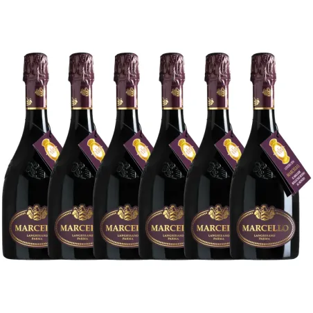 Marcello Lambrusco Dell'Emilia Spumante Rosso 6 x 0,75 lt