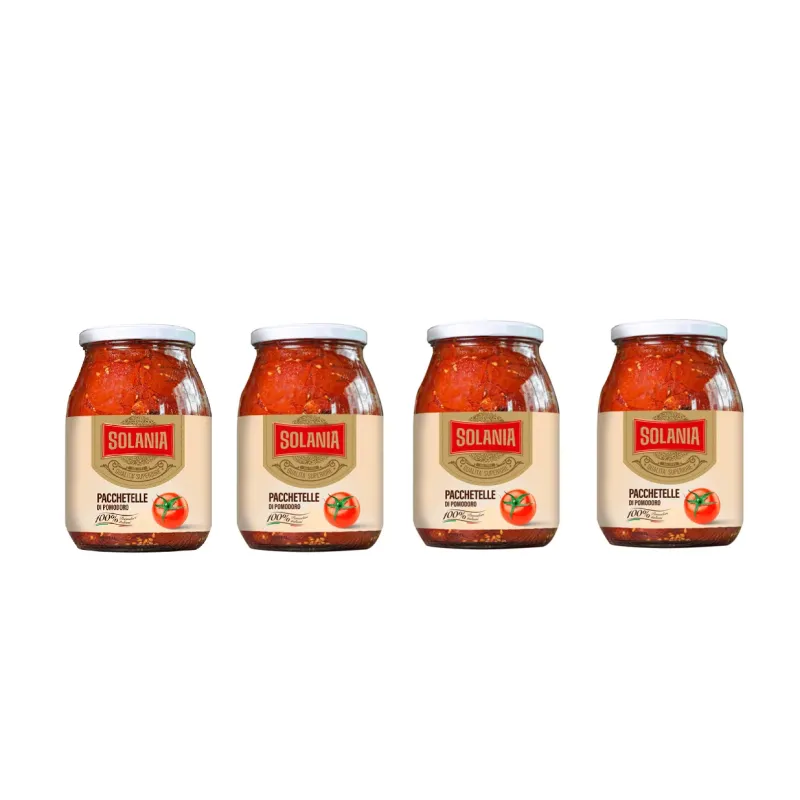 Pacchetelle di Pomodorino Rosso 'Solania' 4 x 1kg