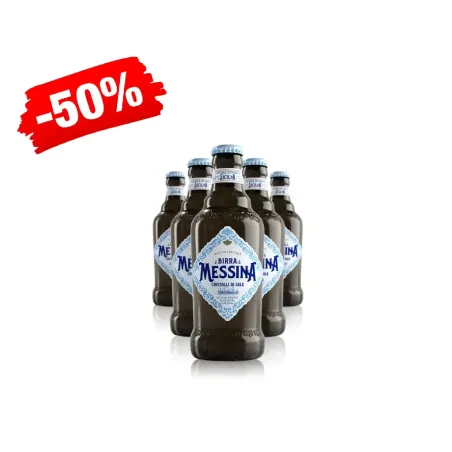 Birra Messina Con Cristalli Di Sale 24 x 33 cl
