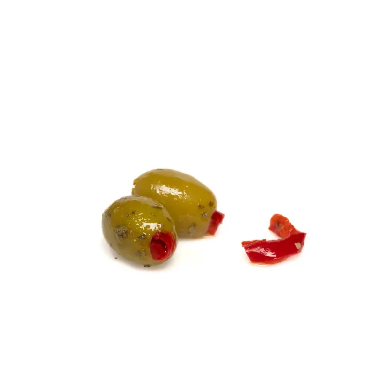 Olive verdi ripieni al Peperone 3 kg
