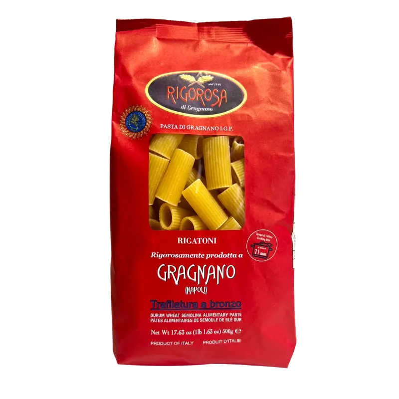 Rigatoni di Gragnano 12x 500gr 'La Rigorosa'