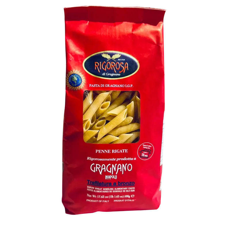 Penne di Gragnano 12x 500gr 'La Rigorosa'
