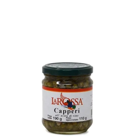 Capperi in Aceto di Vino "La Rossa" 190gr