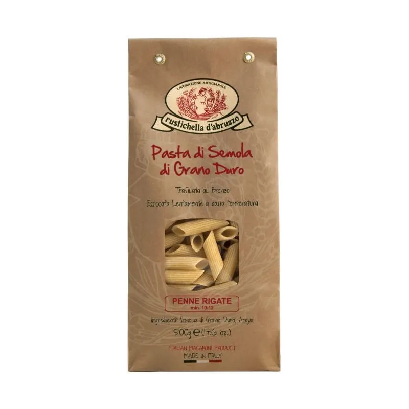 Penne rigate "Rustichella d'Abruzzo" 500gr