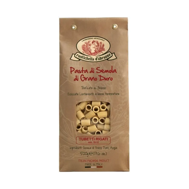 Tubetti rigati "Rustichella d'Abruzzo" 500gr