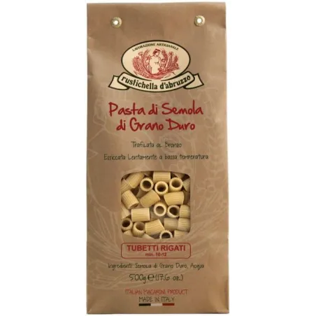 Tubetti rigati "Rustichella d'Abruzzo" 500gr