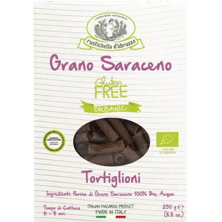 Tortiglioni al Grano Saraceno Senza Glutine "Rustichella d'Abruzzo" 250gr