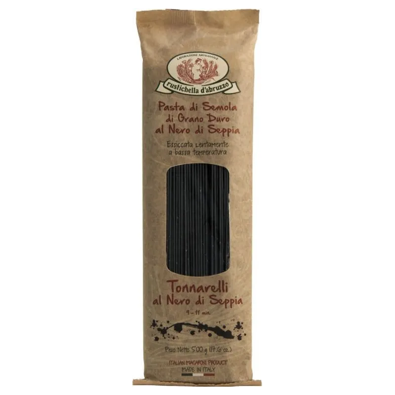 Tonnarelli al nero di Seppia "Rustichella d'Abruzzo" 500gr