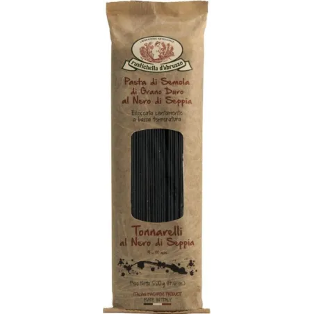 Tonnarelli al nero di Seppia "Rustichella d'Abruzzo" 500gr