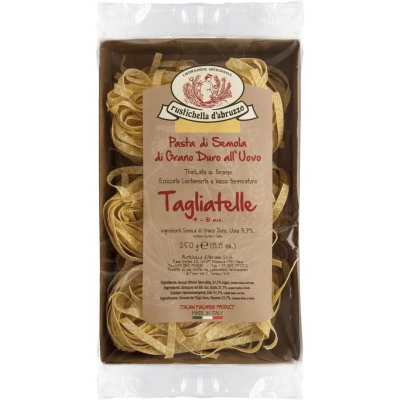 Tagliatelle all'uovo "Rustichella d'Abruzzo" 250gr