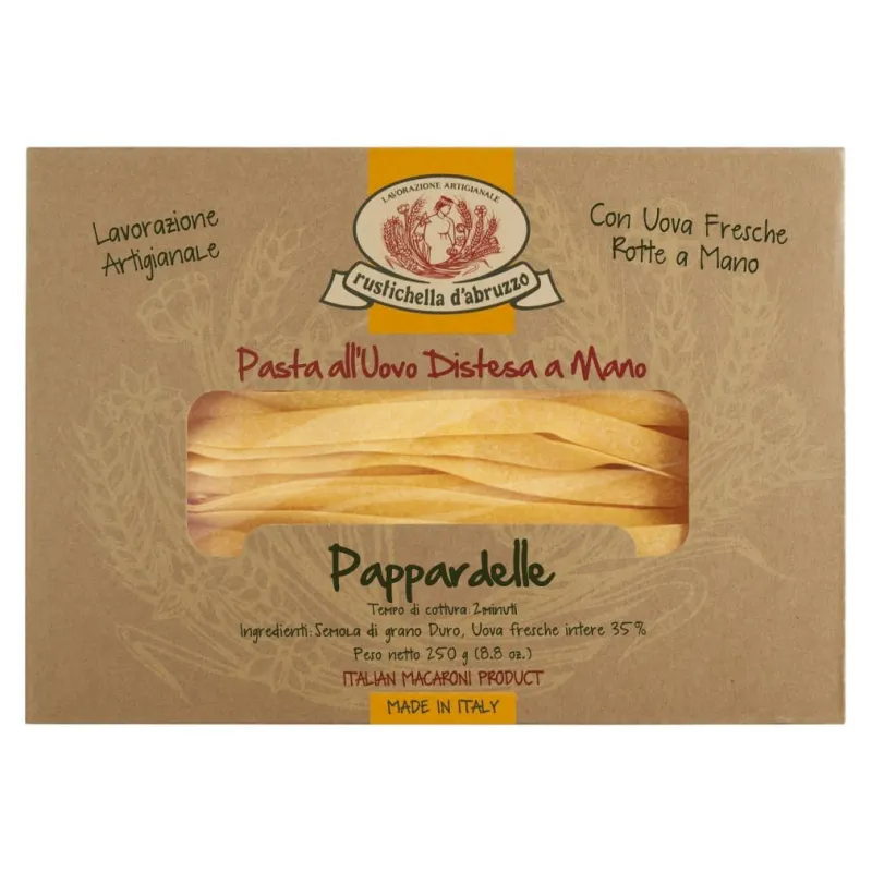 Pappardelle all'uovo "Rustichella d'Abruzzo" 250gr